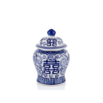 1cpy-4003 Bleu Blanc C 11,5x11,5x17 Cm