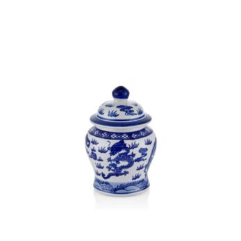 1cpy-4004 Bleu Blanc D 11,5x11,5x17 Cm (20)