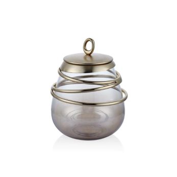 1xp-1022230g Playful Large Jar 21x21x27 Cm Altın