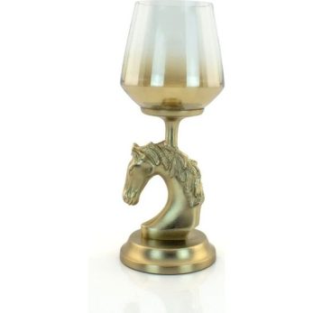 719069m Truva Şamdan H31*12 Cm - Gold