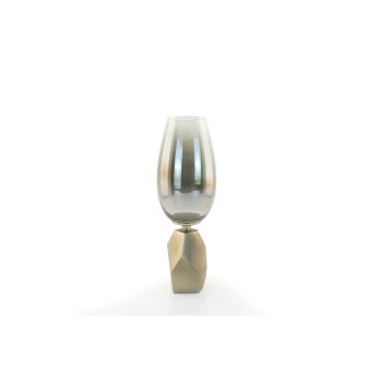 919224n Cavallı Vazo H38*13 Cm - Platin