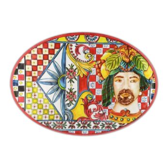 Bacı Mılano Sıcıly Oval Servis Tabağı 51x35,5 Cm