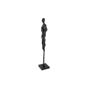 Bq 160 Metal Büyük Heykel Mumluk 64cm Siyah