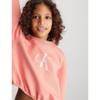 Ck Ig0ıg02414 Irıdescent Ck Logo Cn Kız Çocuk Sweatshırt - Görsel 8