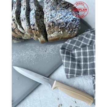 D-neofmk013 Fika Microban Çok Amaçlı Bıçak 13cm Bej