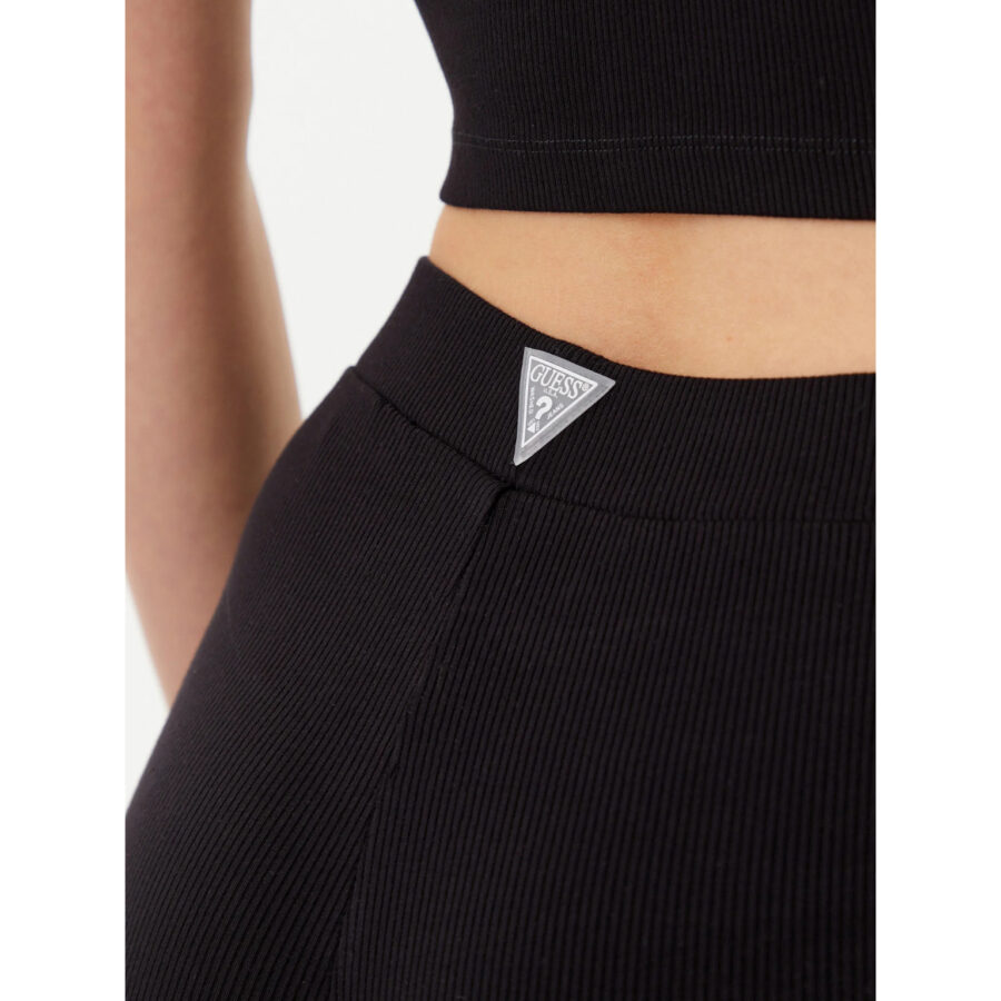 Guess V5gb11kcrs2 Crocus Rıb Mını Flar Kadın Pantolon - Görsel 6