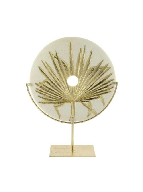 P246.379636 Dekoratif Biblo Disk 42x22x56 Cm