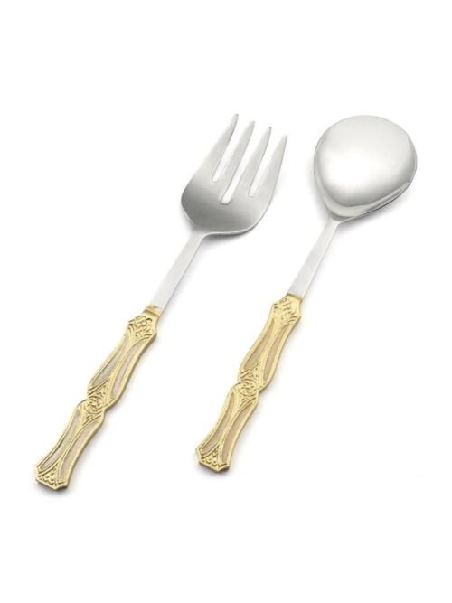 P327.347963 2li Salata Servis Seti Gümüş Altın