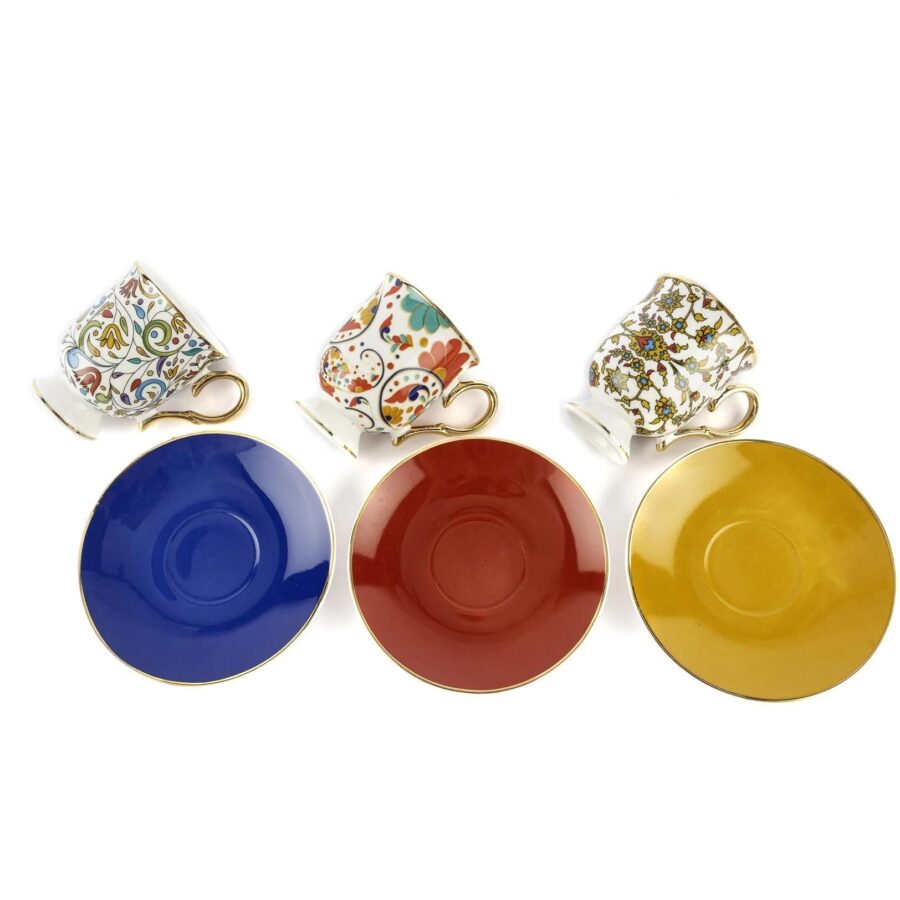 P366.383336 Ottoman 6lı Kahve Fincanı Seti 90cc - Görsel 3