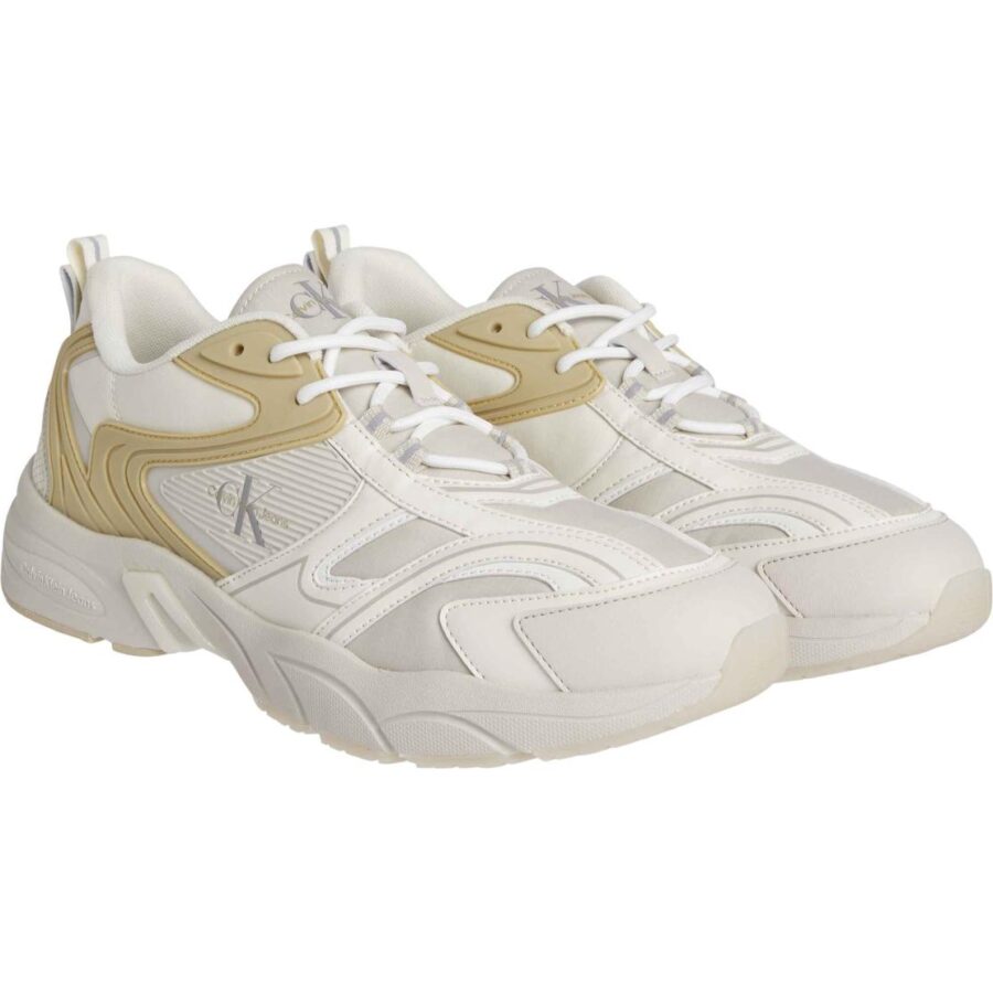 Ck Ym0ym00984 Retro Tennıs Low Laceup Mtl Erkek Sneakers - Görsel 3