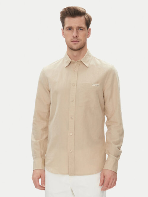 Ck J30j327295 Lınen Cotton Erkek Gömlek