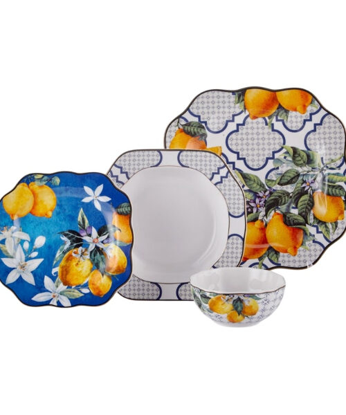 1jyc-301 Lemons Serıe 24 Parça Yemek Set