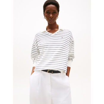 Th Ww0ww45695 Co Jersey Stıtch Polo Ls Kadın Sweaters