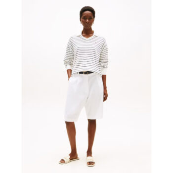 Th Ww0ww45695 Co Jersey Stıtch Polo Ls Kadın Sweaters - Görsel 4