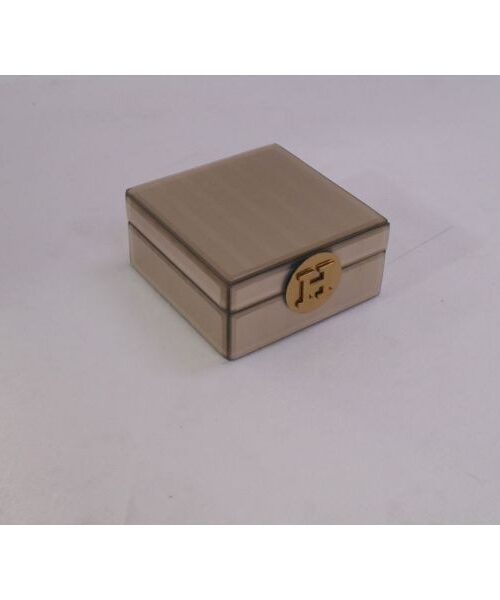 1ev-1163s Küçük Kare Kutu 16x16x7,5cm Şampanya