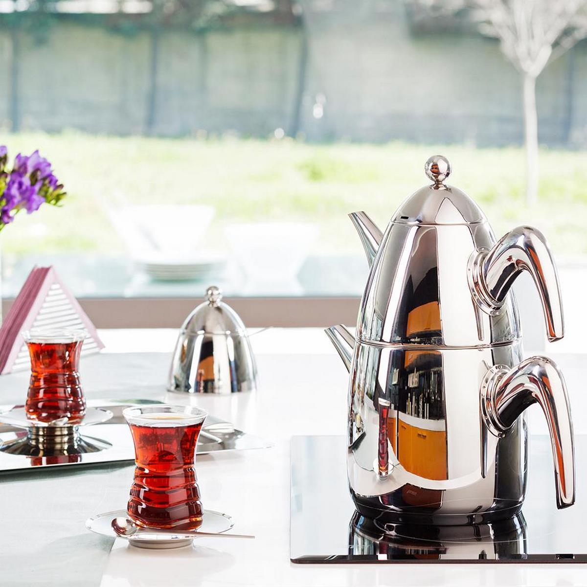 6500 Full Metal Çaydanlık