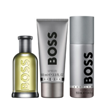 Boss No:6 Bottled 100ml Edt Set + Sg + Deospray - Görsel 3