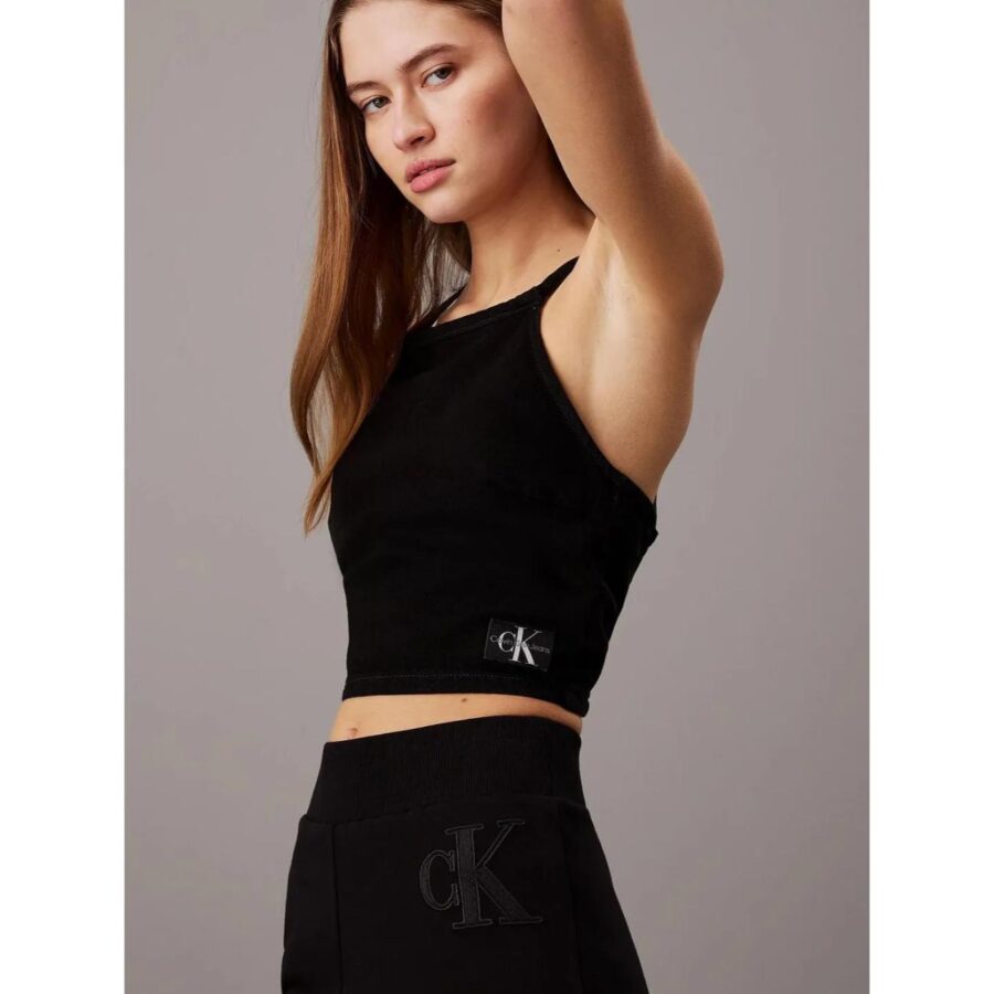 Ck J20j223588 Satın Applıque Jogger Kadın Eşofman - Görsel 4