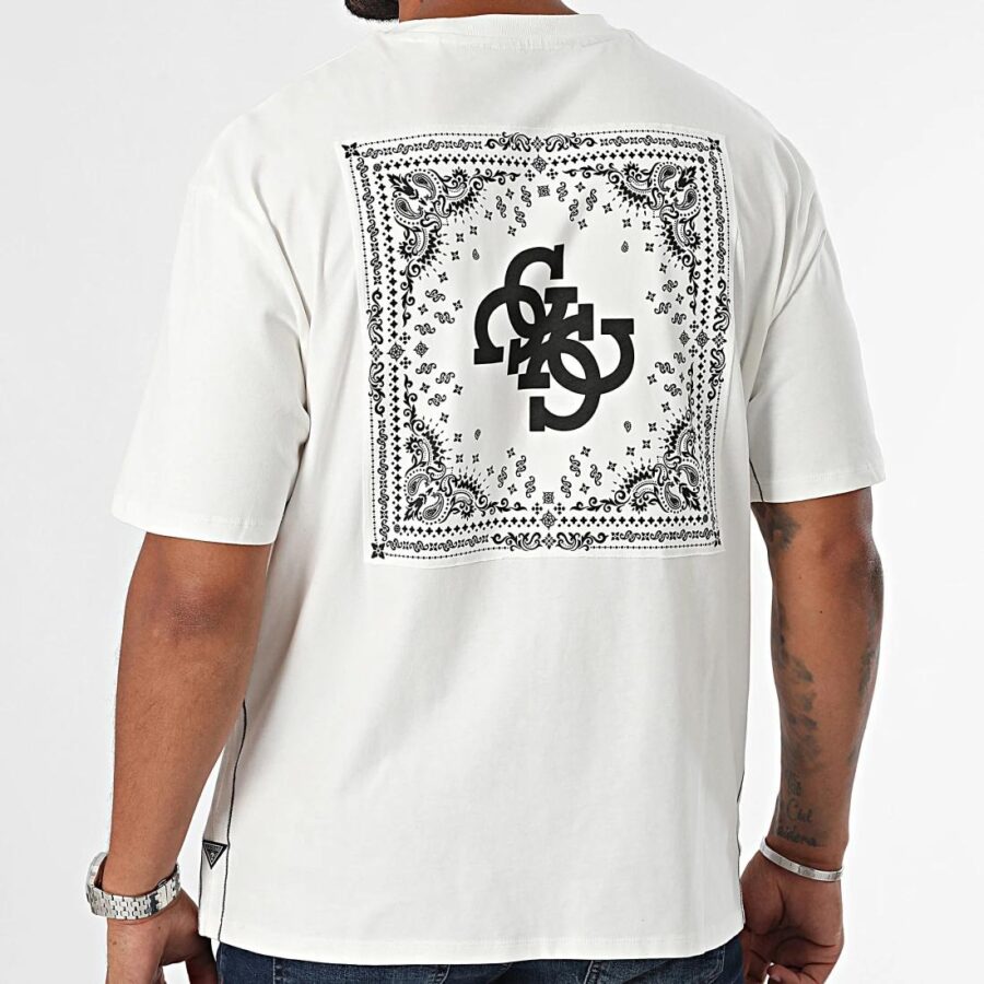 guess-m4bi59kbzv1-ss-bsc-bandana-appli-erkek-tshirt-107449.jpg Guess M4bı59kbzv1 Ss Bsc Bandana Applı Erkek Tshırt - Görsel 2