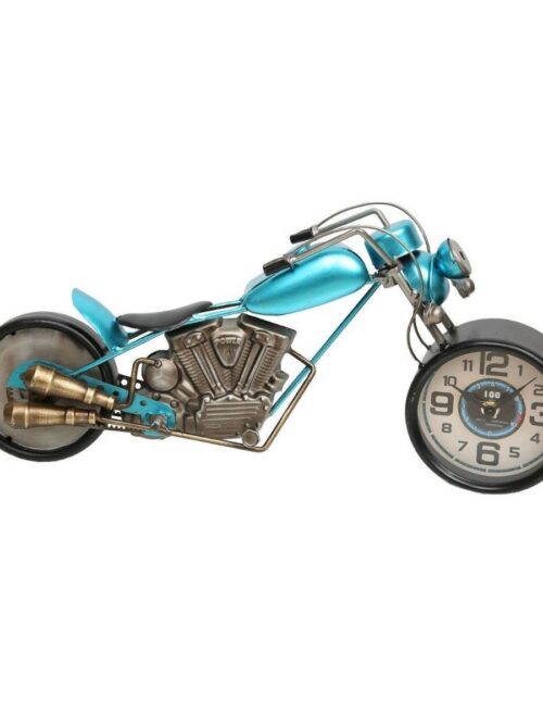 Lx 077 Metal Motorsiklet Saat Mavi