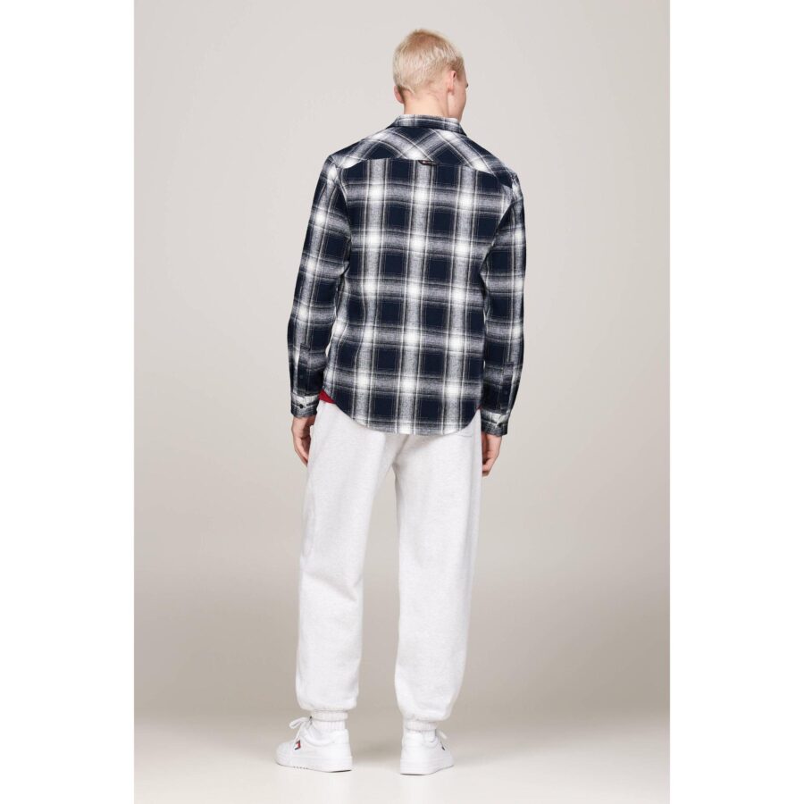 th-dm0dm19651-tjm-reg-check-flannel-shirt-ext-erkek-gomlek-114344.jpg Th Dm0dm19651 Tjm Reg Check Flannel Shırt Ext Erkek Gömlek - Görsel 4