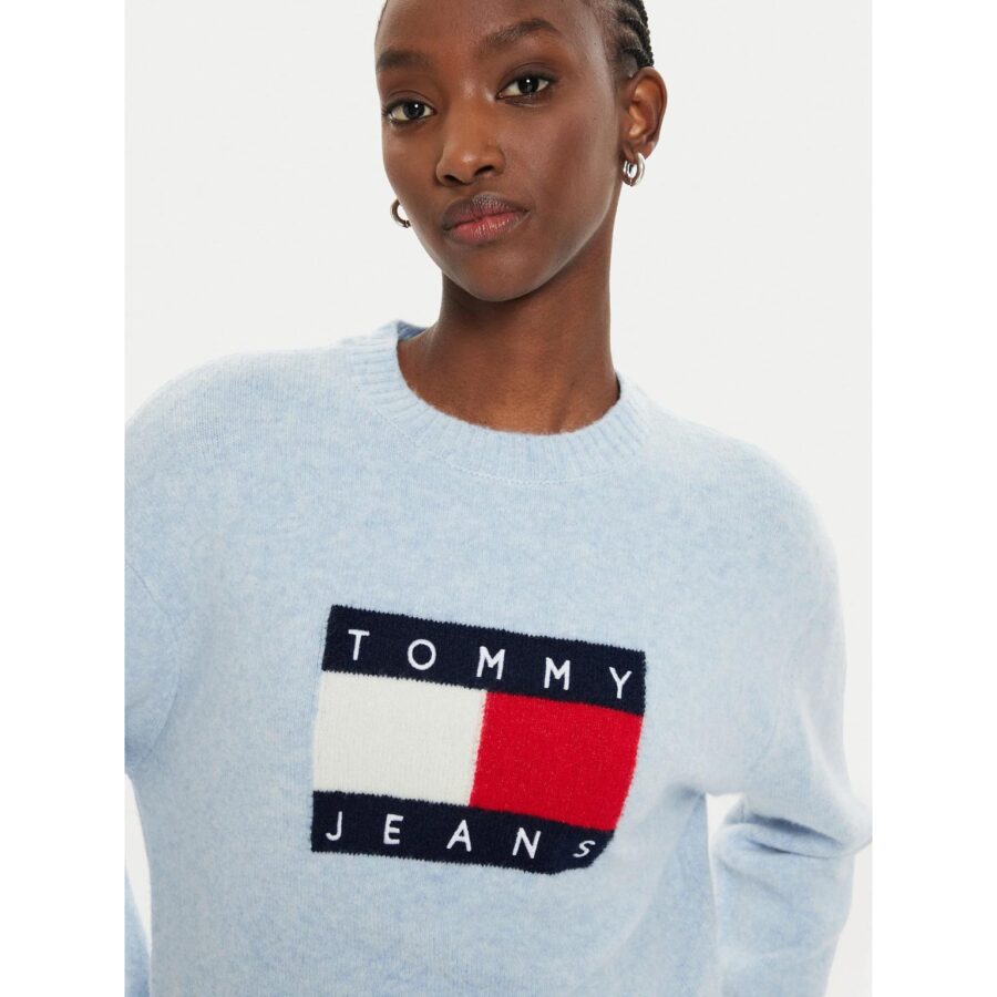 th-dw0dw18681-tjw-melange-flag-sweater-ext-kadin-kazak-106529.jpg Th Dw0dw18681 Tjw Melange Flag Sweater Ext Kadın Kazak - Görsel 10