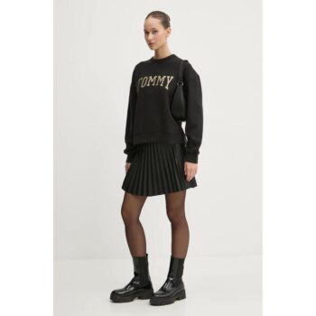 Th Dw0dw19845 Tjw Nw Bxy Glıtter Varsıty Crew Kadın Sweatshırt - Görsel 3