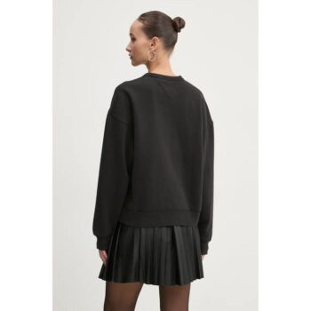 Th Dw0dw19845 Tjw Nw Bxy Glıtter Varsıty Crew Kadın Sweatshırt - Görsel 4