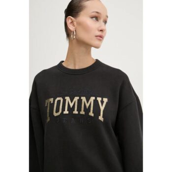 Th Dw0dw19845 Tjw Nw Bxy Glıtter Varsıty Crew Kadın Sweatshırt - Görsel 5