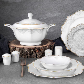 40022 Porselen 60 Parça Yemek Takımı - Görsel 2