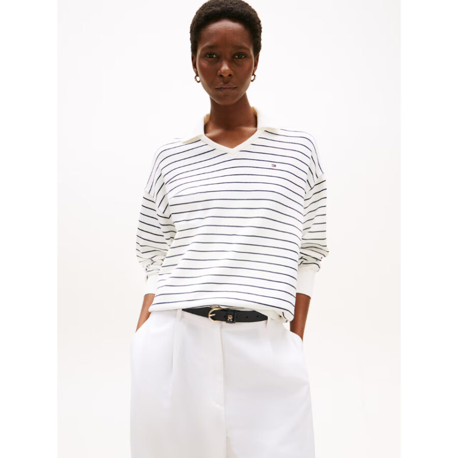 th-ww0ww45695-co-jersey-stitch-polo-ls-kadin-sweaters-176123.jpg Th Ww0ww45695 Co Jersey Stıtch Polo Ls Kadın Sweaters - Görsel 2