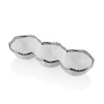 1yw-e14s Wave 3lu Çerezlik 26x9x8cm Beyaz Gümüş – BEYAZ-GÜMÜŞ