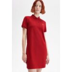 Fred Perry D6000 The Kadın Elbise – KIRMIZI - Görsel 2