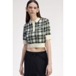 Fred Perry K1108 Tartan Knıtted Kadın Tshırt – RENKLİ - Görsel 3