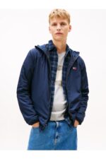 Th Dm0dm22291 Tjm Fleece Chıcago Ext Erkek Ceket - LACİVERT - Görsel 2