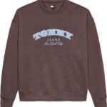 Th Dm0dm22374 Tjm Rlx Boucle Font Play Cnck Erkek Sweatshirts - KAHVERENGİ
