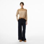 Th Ww0ww47467 Co Jersey Gold Btn Mock-nk Kadın Sweaters - AÇIK KAHVE - Görsel 4