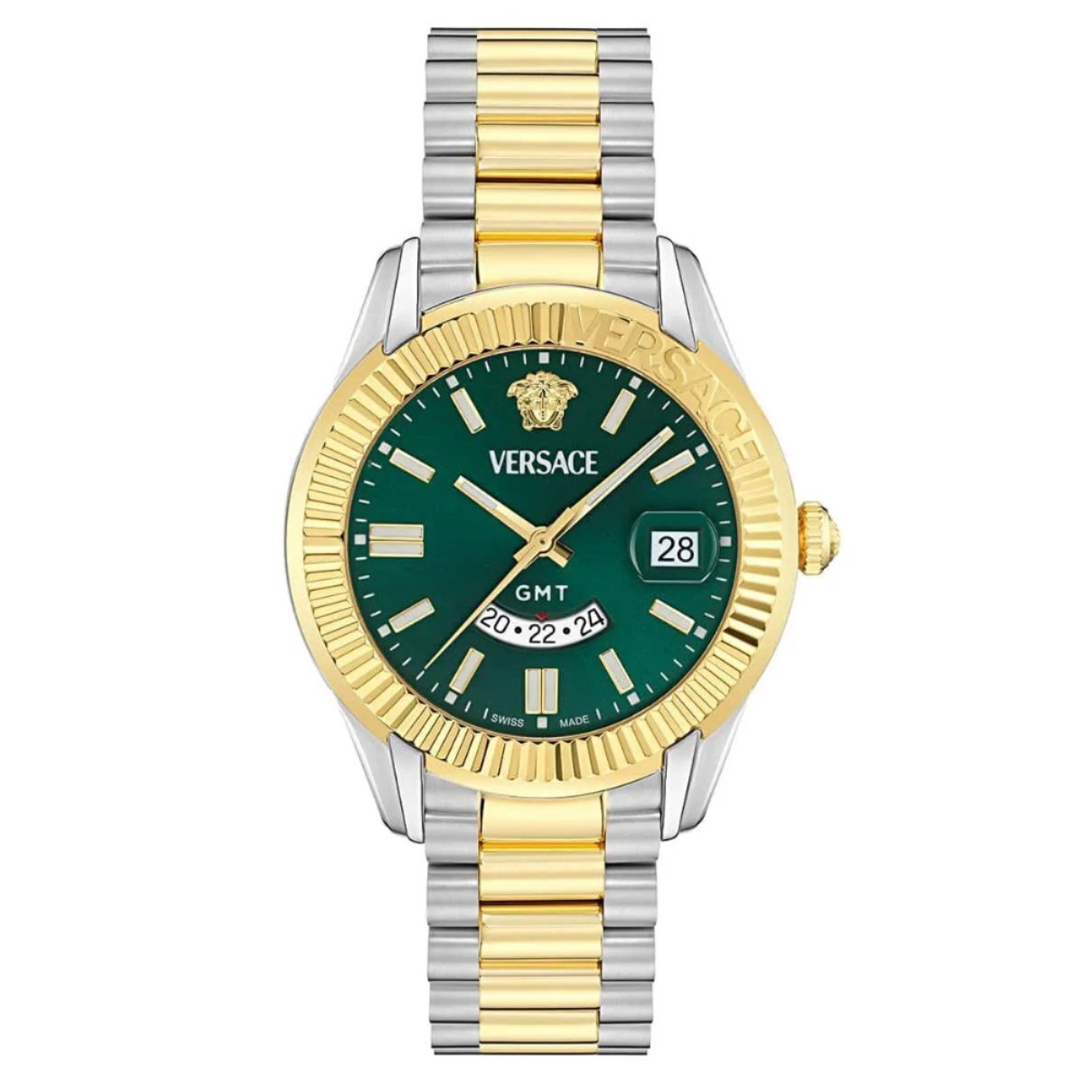 Versace Vrscve0u00225 Erkek Kol Saati - ALTIN-GÜMÜŞ - Görsel 1