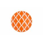 04a+p018857 Morocco Desen3 Düz Tabak 20cm Turuncu - TURUNCU