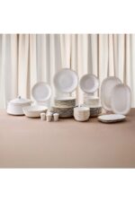 153ar255445 Almada 60 Parça Yemek Takımı Altın - STANDART - Görsel 6