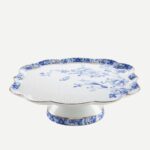 Pip Studio 51010013 Royal White Mavi Beyaz Porselen Mini Kek Standı - BEYAZ-MAVİ