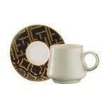 Ar211377 S.moreno Duble 1453 Yzk Kariye 12 Parça Kahve Fincan Takımı - STANDART - Görsel 4