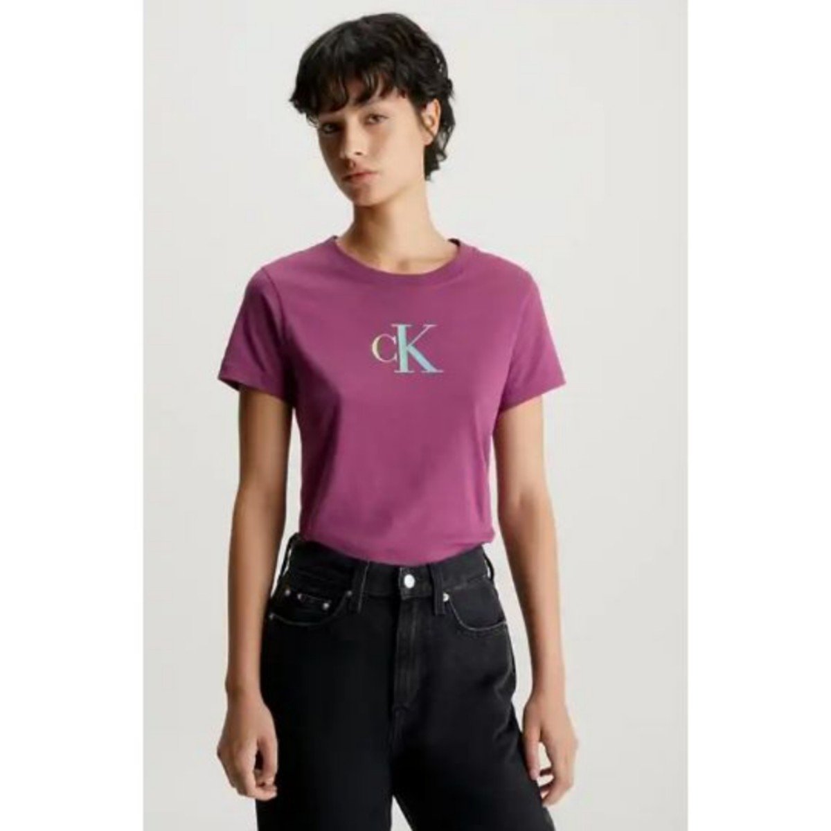 148547-0-ck-j20j222343-gradient-ck-tee-kadin-tshirt-015191ec3cfa Ck J20j222343 Gradıent Ck Tee Kadın Tshırt – MOR - Görsel 1