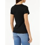 Ck J20j222343 Gradıent Ck Tee Kadın Tshırt – SİYAH-BEYAZ - Görsel 3