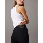 Ck J20j225470 Hıgh Rıse Straıght Kadın Pantolon – LACİVERT - Görsel 4