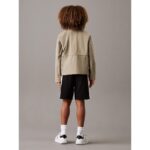 Ck Ib0ıb02433 Color Block Relaxed Erkek Çocuk Şort – SİYAH - Görsel 4