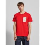 Ck J30j327474 Serıf Box Graphıc Tee Erkek Tshırt – KIRMIZI - Görsel 3