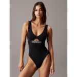 Ck Kw0kw02746 One Pıece Fashıon Fıt Kadın Mayo – SİYAH