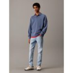 Ck J30j327151 Slım Taper Erkek Pantolon – AÇIK MAVİ - Görsel 4