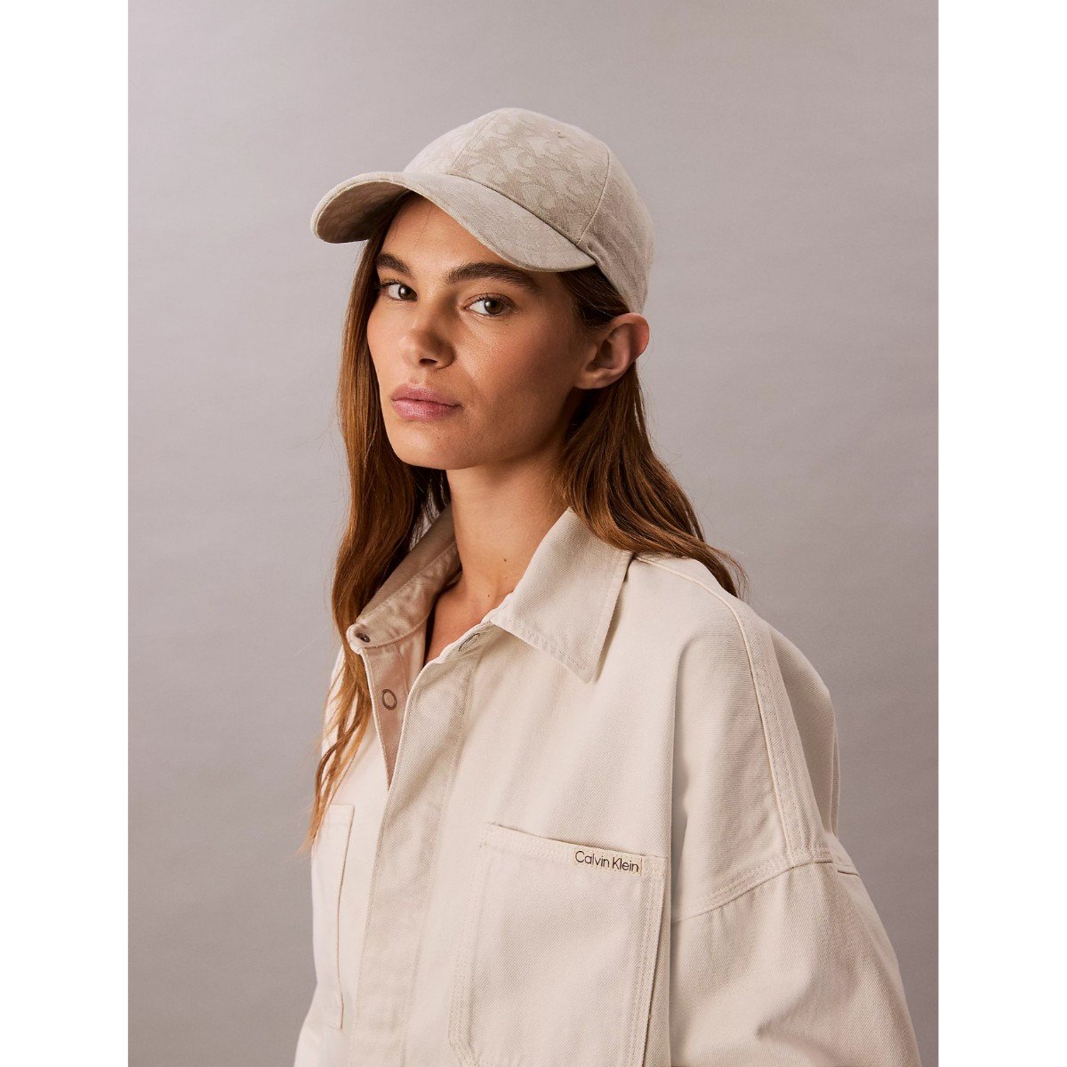 152928-0-ck-lv04k5058g-aop-6-panel-baseball-sapka-01034794e43b Ck Lv04k5058g Aop 6 Panel Baseball Şapka – KREM - Görsel 1